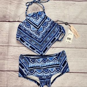 NWT Girl’s Halter Style 2 piece Bathing Suit